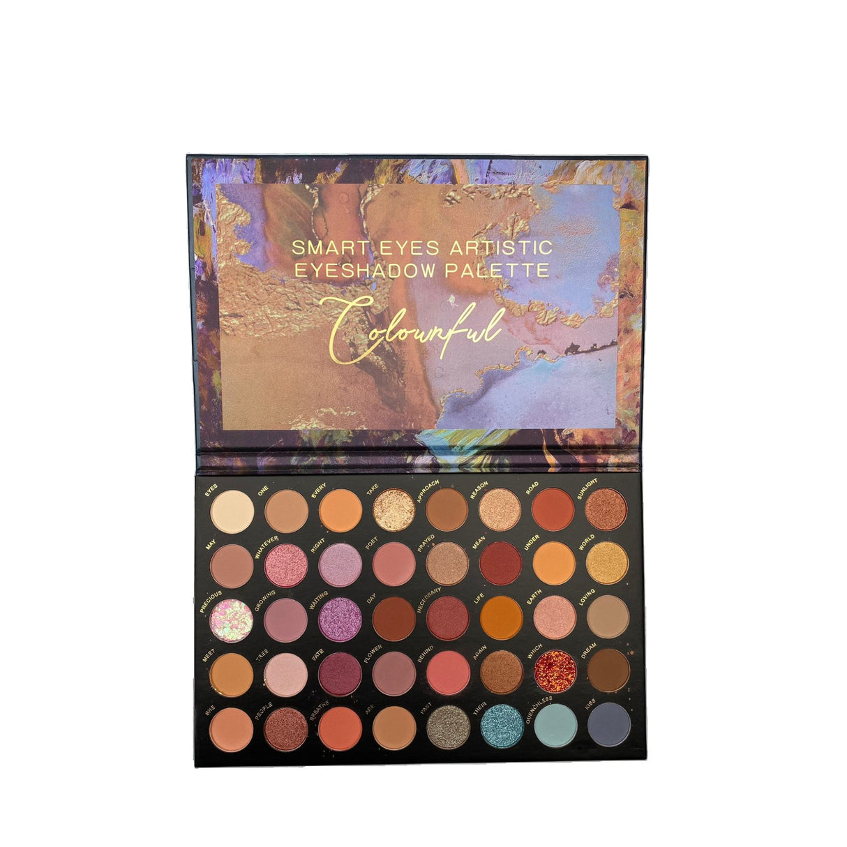 Trusa De Machiaj, Paleta De Farduri Cu 40 De Culori Pigmentate - vivimall.ro