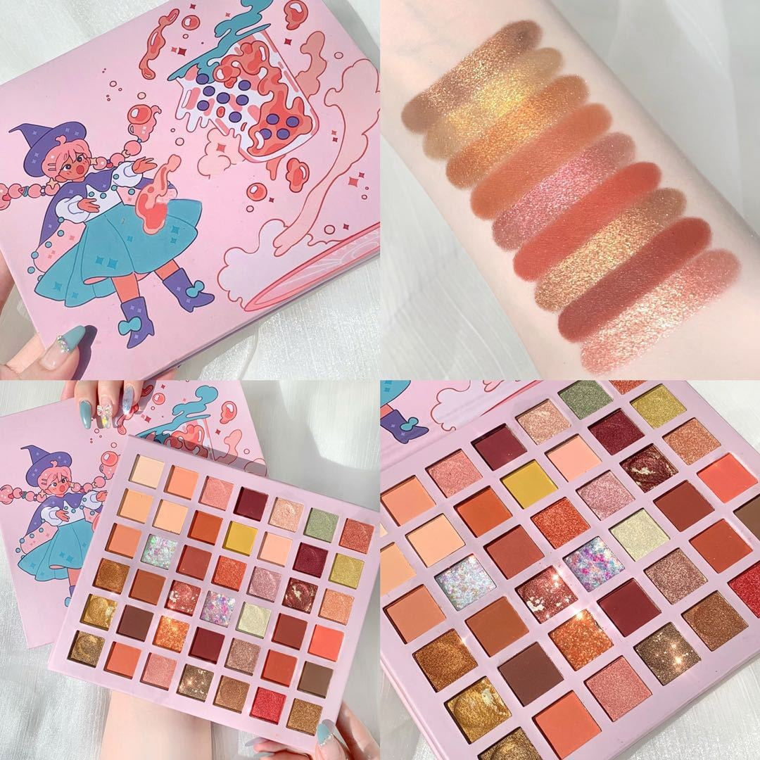 Trusa De Machiaj, Paleta De Farduri Cu 42 De Culori Pigmentate - vivimall.ro