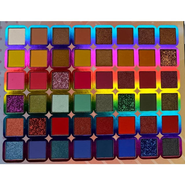 Trusa De Machiaj, Paleta De Farduri Shining Cu 48 De Culori Pigmentate - vivimall.ro