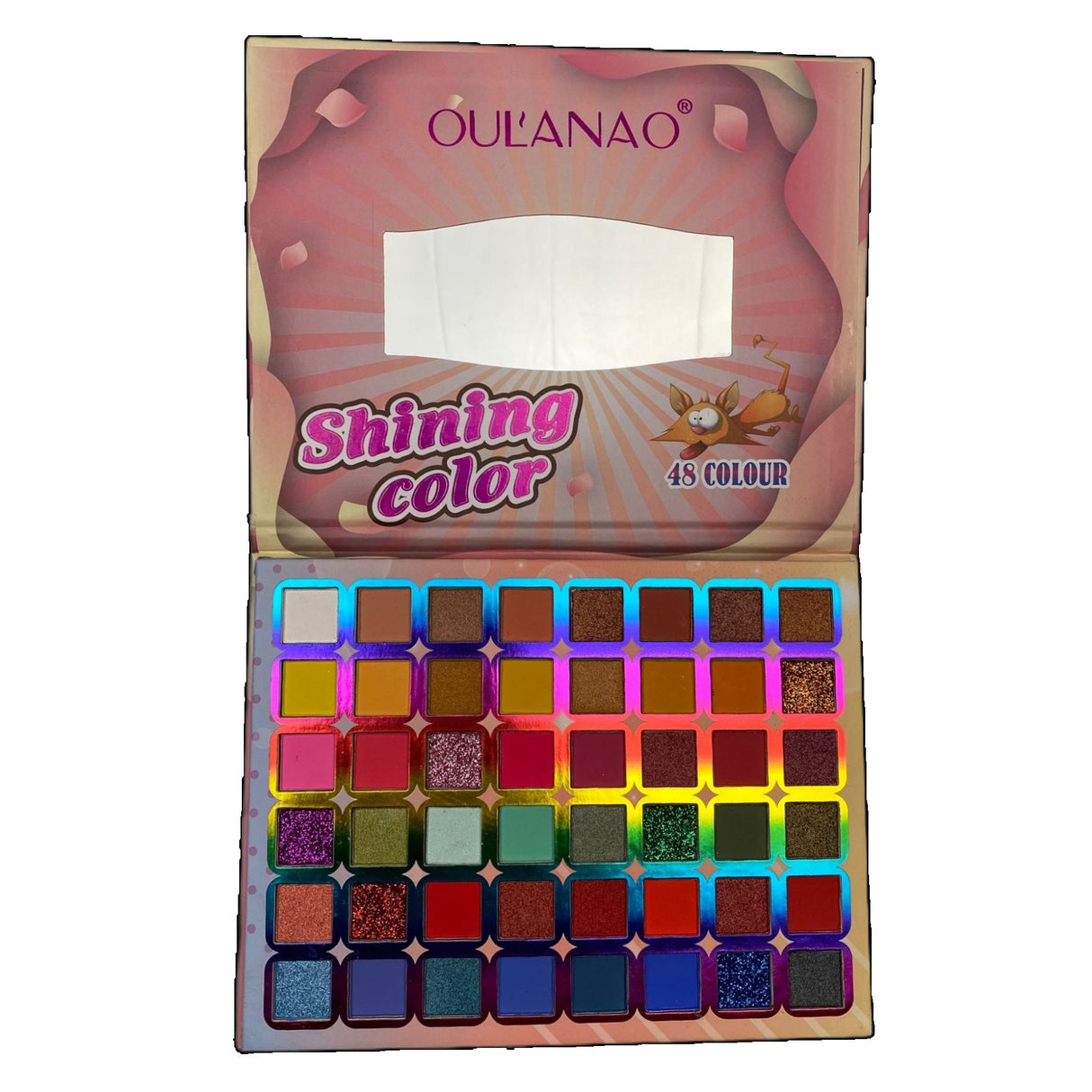 Sminkkészlet, Ragyogó Szemhéjfesték Paletta 48 Pigmentált Színnel