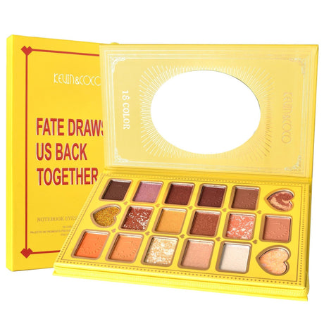 Trusa De Machiaj Kevin&Coco Cu 18 Culori Sidefate - vivimall.ro