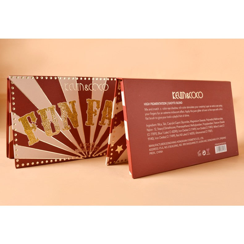 Paleta Highlighter ( Iluminator ) Kevin&Coco 8 Culori - vivimall.ro