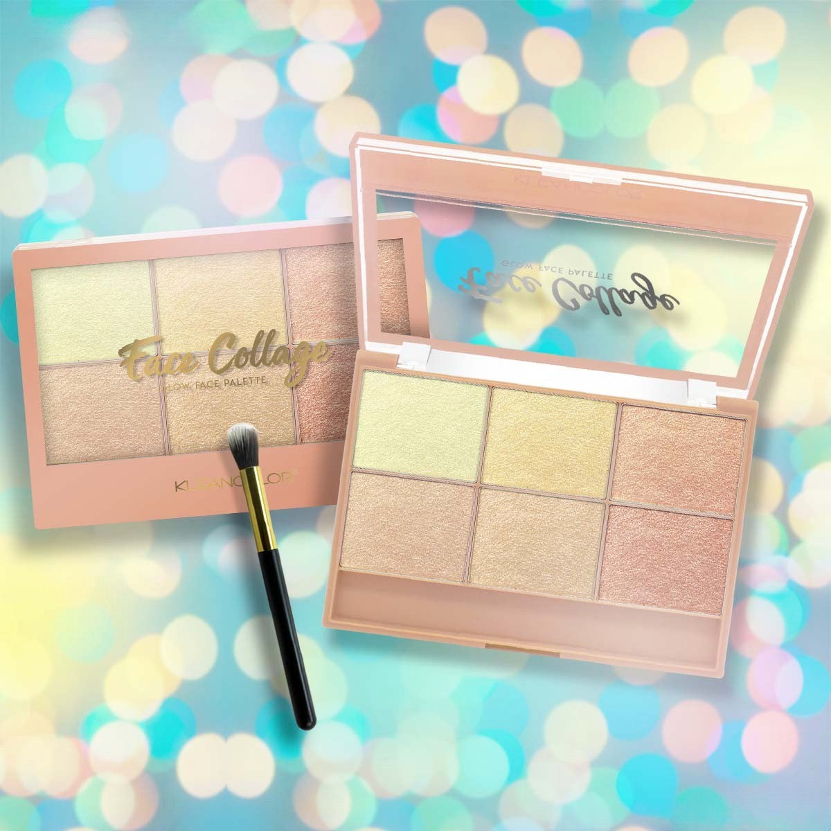 Paleta Iluminatoare, 6 Nuante, Culori Calde, Dreptunghiulara, 24 G, Valabilitate 24 Luni, Maro/Galben - vivimall.ro