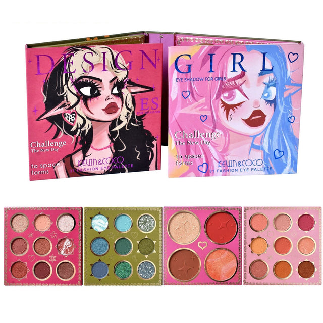 Paleta De Farduri Kevin&Coco Cu 31 De Culori Pigmentate - vivimall.ro