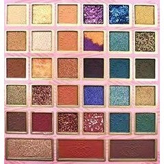 Sminkkészlet, szemhéjfesték paletta, kiemelő és pirosító Kevin&Coco 93 pigmentált színnel