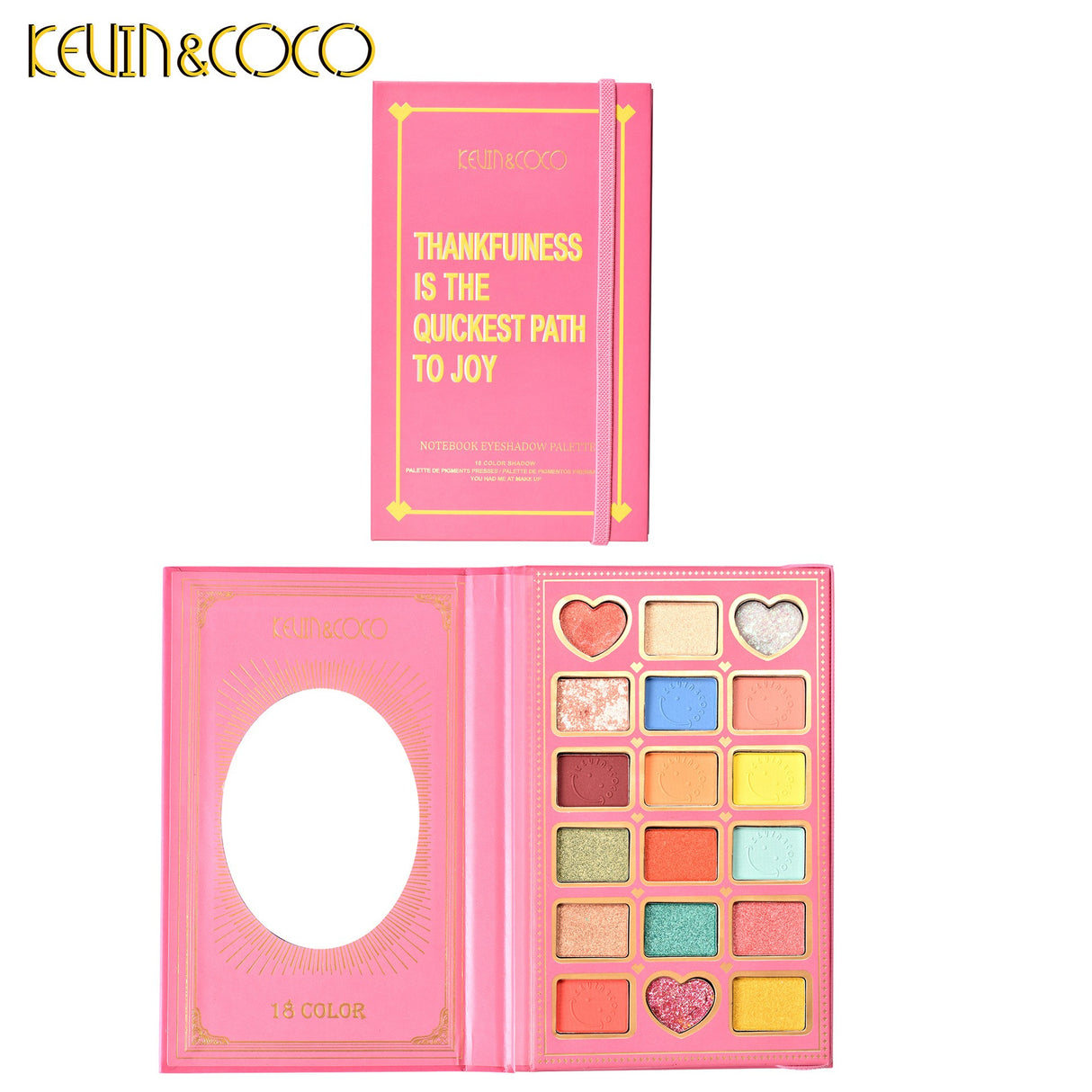 Trusa De Machiaj Kevin&Coco Cu 18 Culori - vivimall.ro