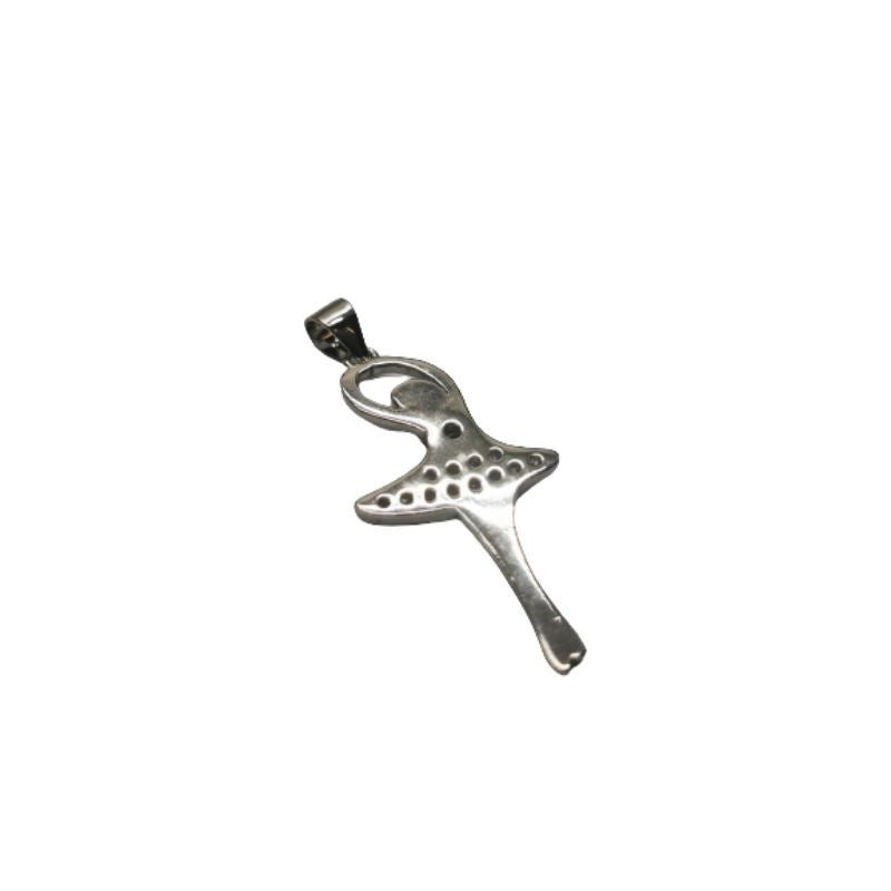 Pandantiv Argint 925 Balerina Mare cu Pietre - vivimall.ro