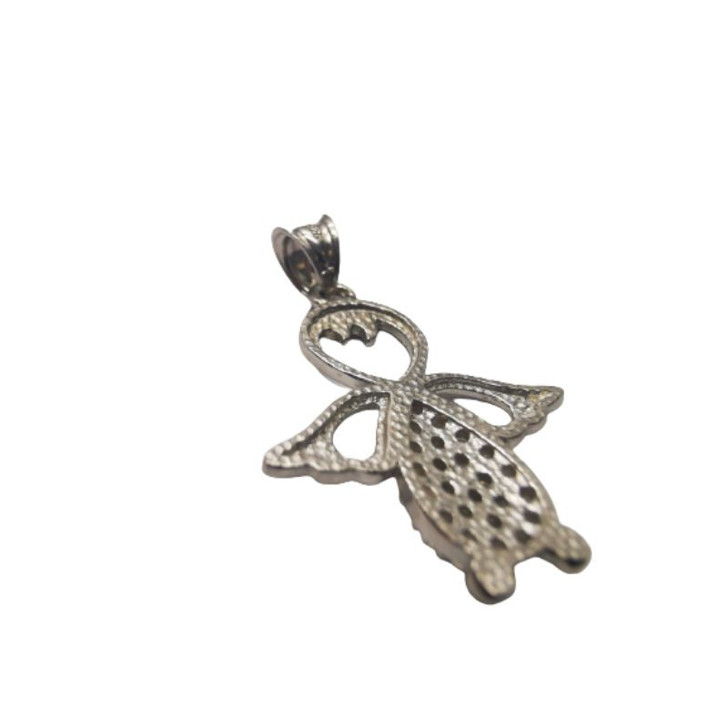 Pandantiv Argint 925 Ingeras cu Aripi Contur - vivimall.ro