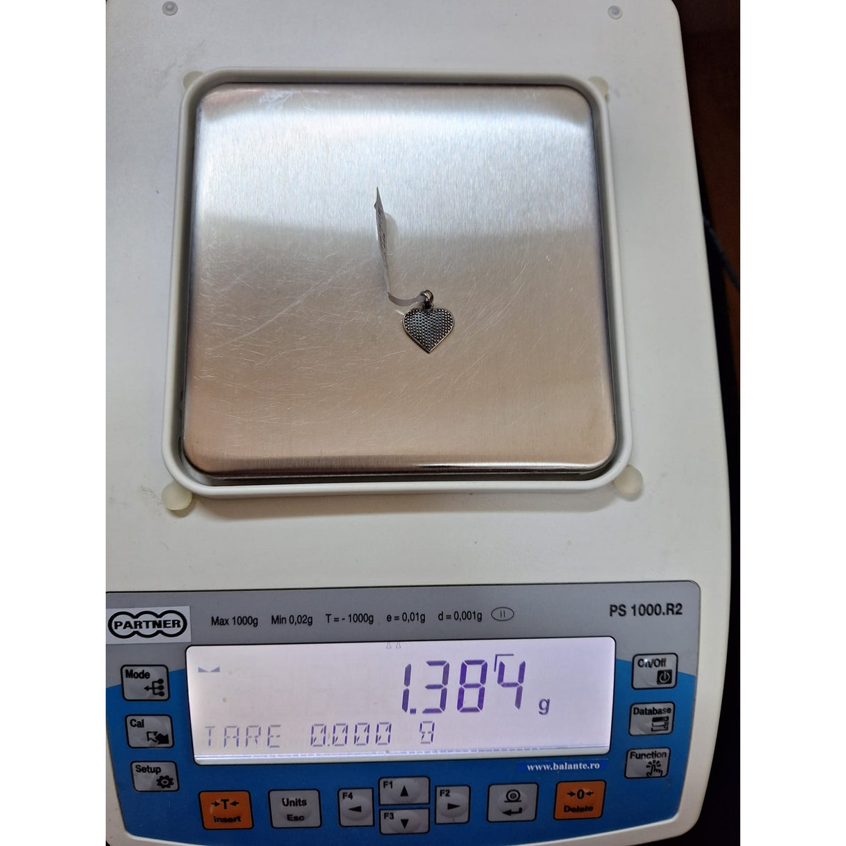 Pandantiv Argint 925, Inima Rodiata - vivimall.ro