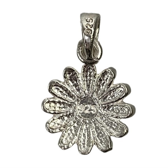 Pandantiv Argint 925, Margareta cu Email Verde - vivimall.ro