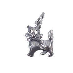 Pandantiv, Jolie Silver, Argint 925, Model Pisica Cu Fundita, 1.5 g, 1 x 1.3 cm - vivimall.ro