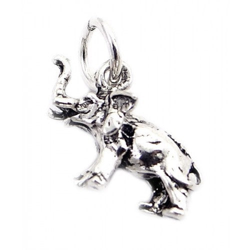 Pandantiv din Argint 925 Elefant patinat - vivimall.ro