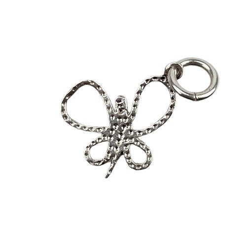 Pandantiv din Argint 925 Fluture Contur Mare - vivimall.ro