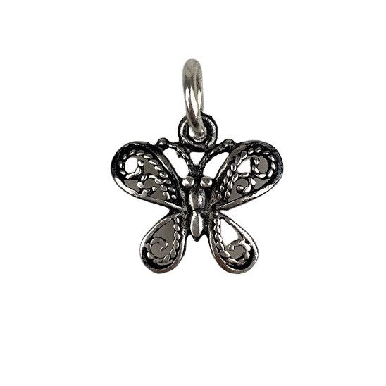 Pandantiv din Argint 925 Fluture Filigran Rodiat - vivimall.ro