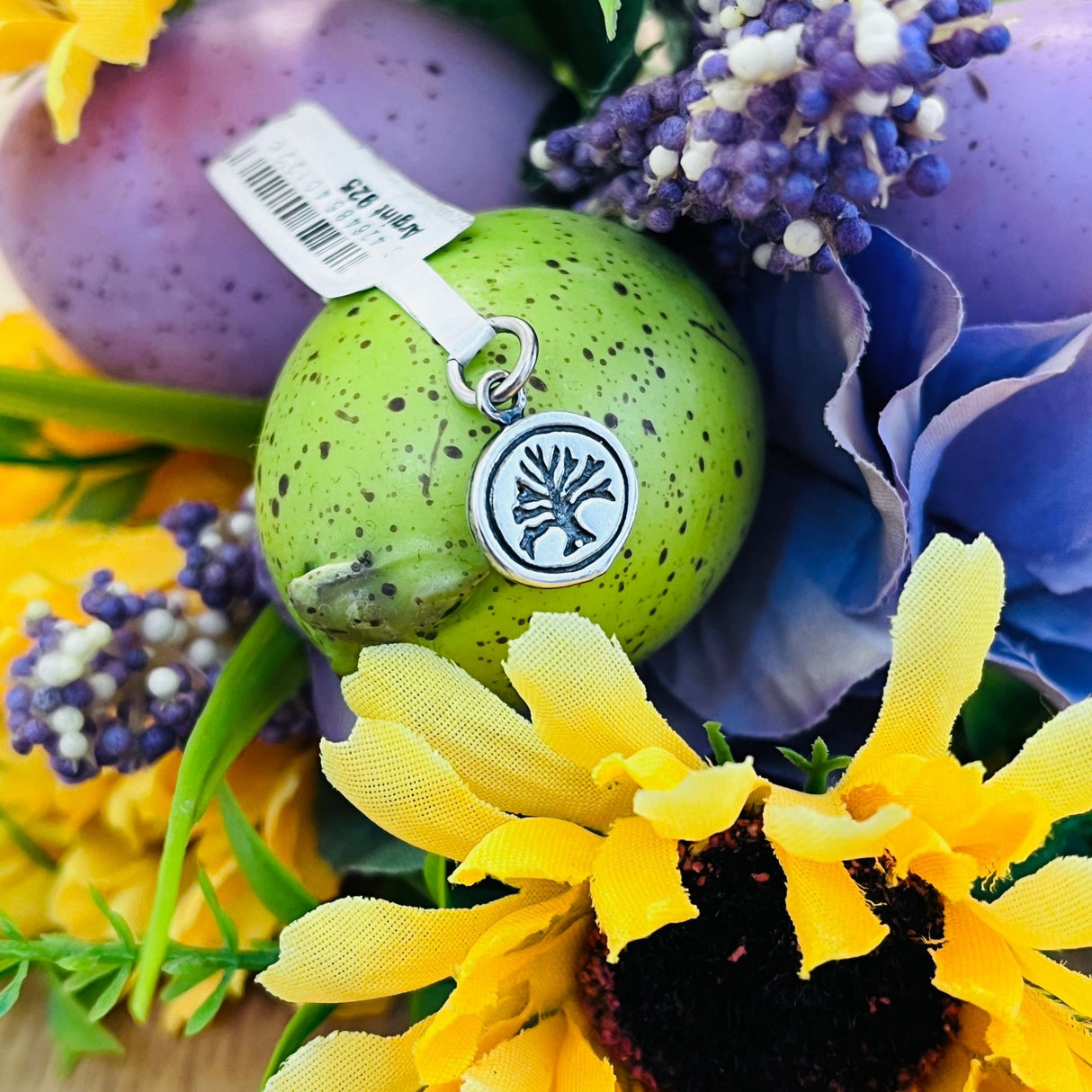 Pandantiv din Argint 925 Jolie Silver, Model Banut cu Pomul Vietii, 18 x 12 mm, 1.6 g - vivimall.ro