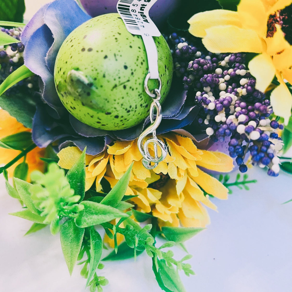 Pandantiv din Argint 925 Jolie Silver, Model Cheia Sol, 30 x 10 mm, 1.5 g - vivimall.ro