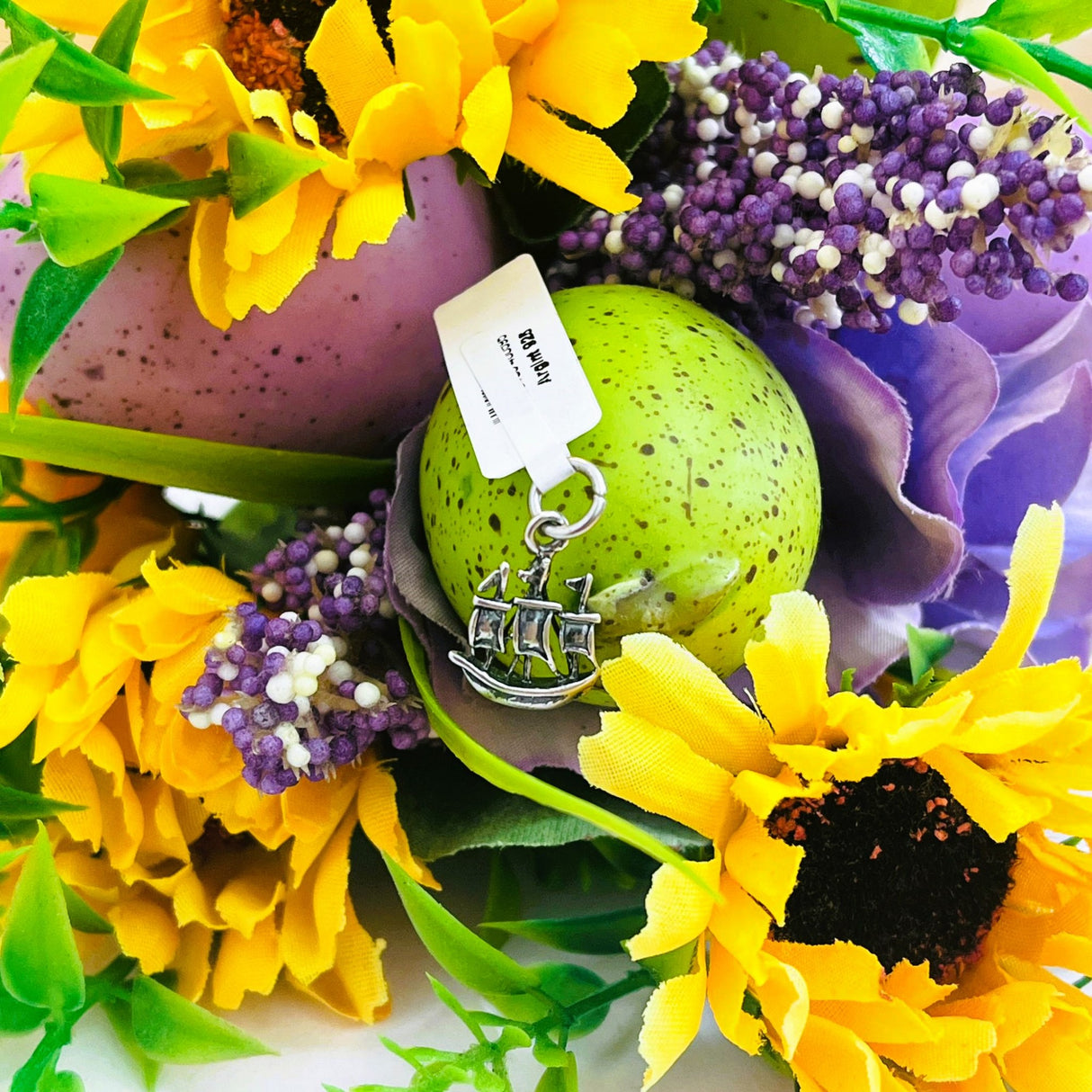 Pandantiv din Argint 925 Jolie Silver, Model Corabie, 18 x 10 mm, 1.1 g - vivimall.ro