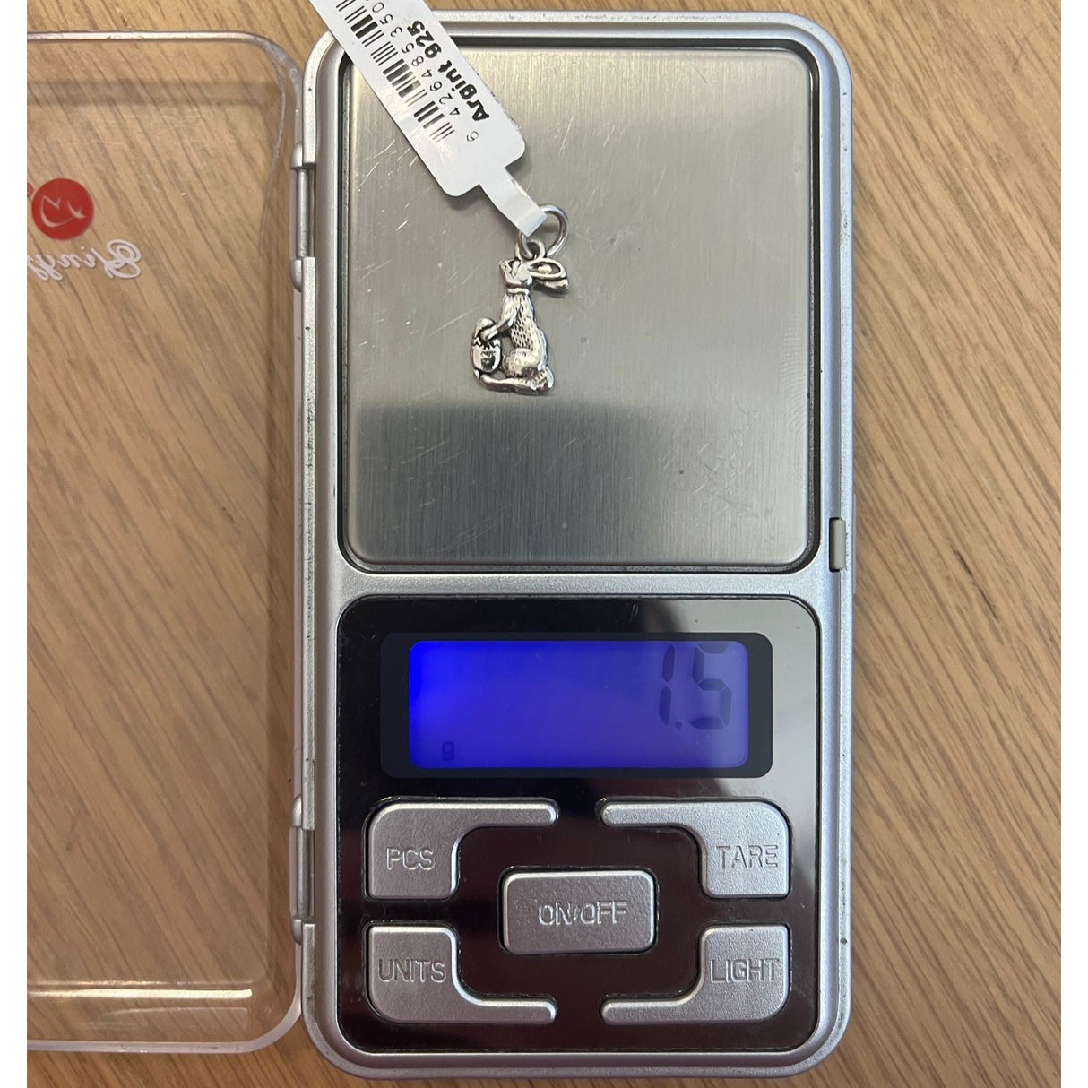 Pandantiv din Argint 925 Jolie Silver, Model Iepuras cu Ou, 20 x 10 mm, 1.5 g - vivimall.ro