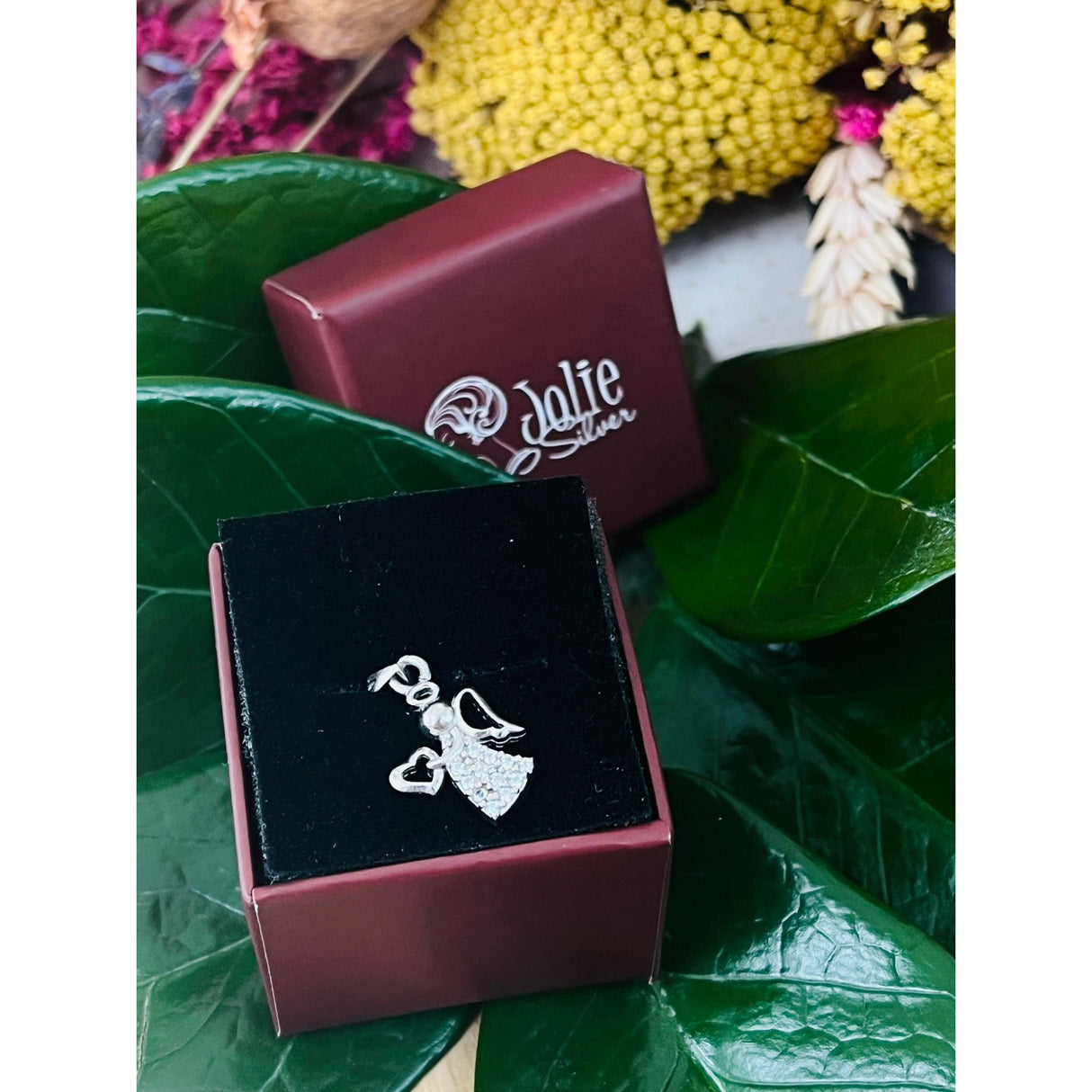 Pandantiv din Argint 925 Jolie Silver, Model Inger Rodiat, 22 x 12 mm, 1.6 g - vivimall.ro