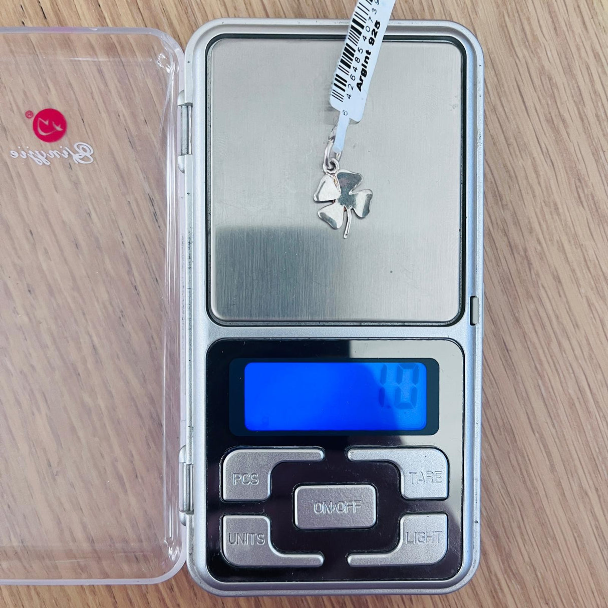 Pandantiv din Argint 925 Jolie Silver, Model Trifoi, 18 x 10 mm, 1 g - vivimall.ro