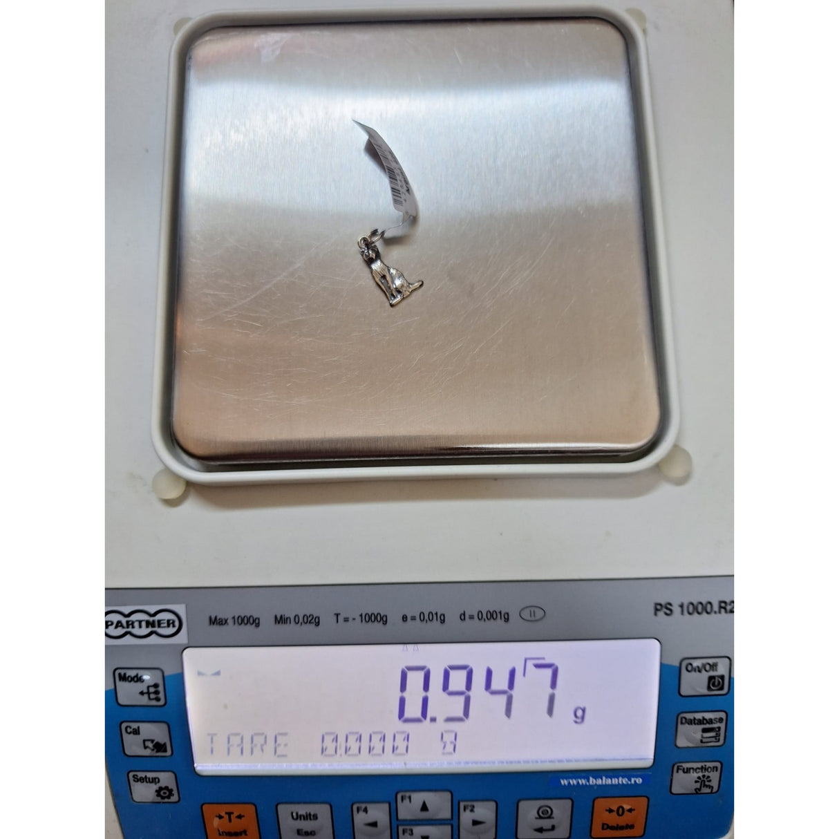 Pandantiv, Jolie Silver, Argint 925, Model Pisica, 0.94 G, 2.2 x 1 Cm - vivimall.ro