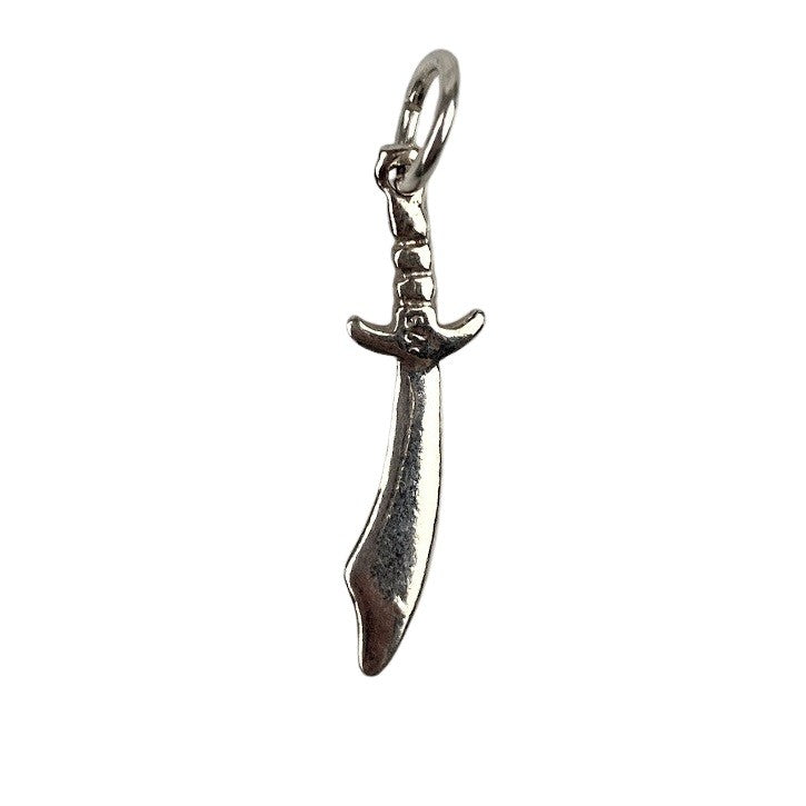 Pandantiv Din Argint 925 Sabie Mica Conturata