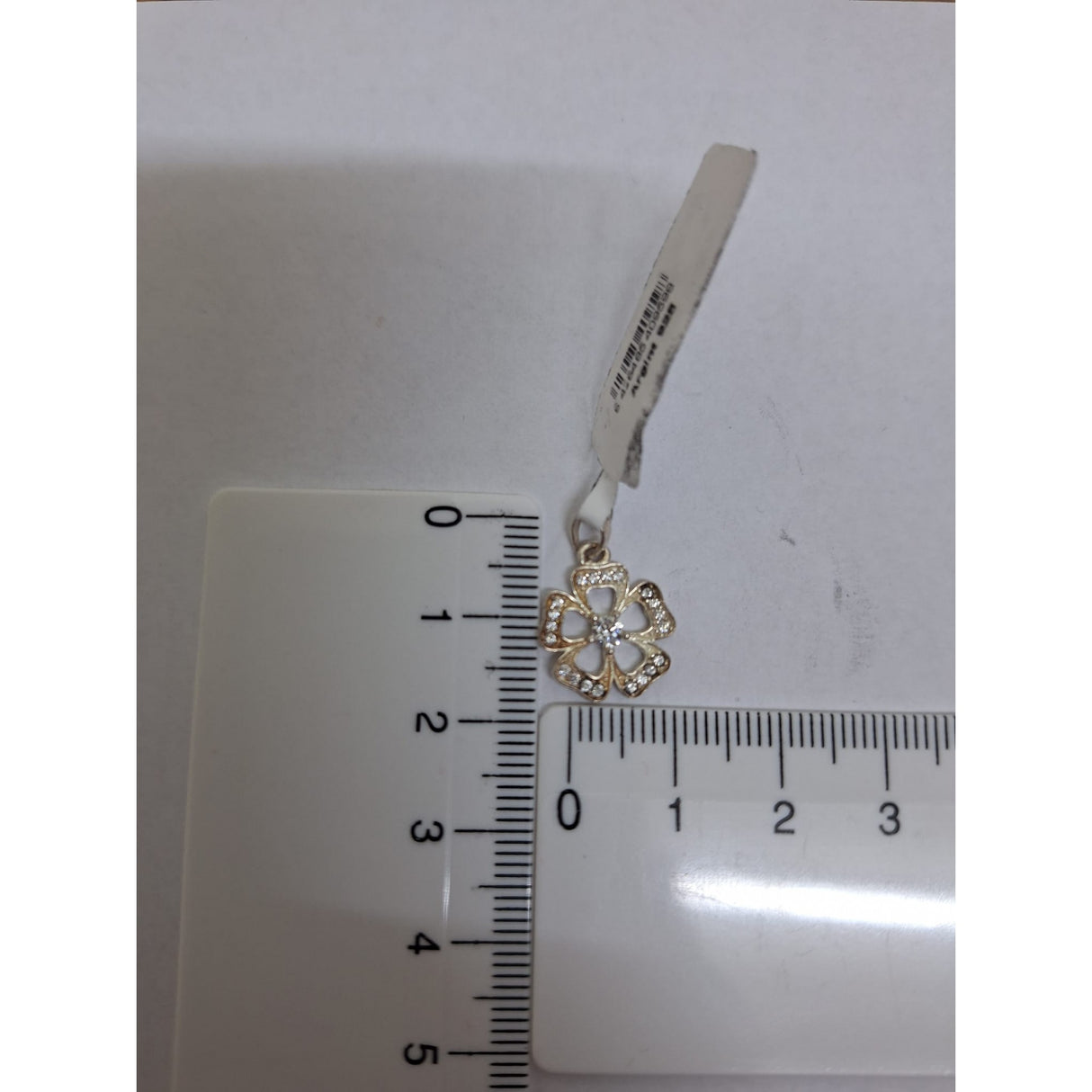 Pandantiv Floare cu Pietre, Argint 925, 1.8 cm x 1.2 cm - vivimall.ro
