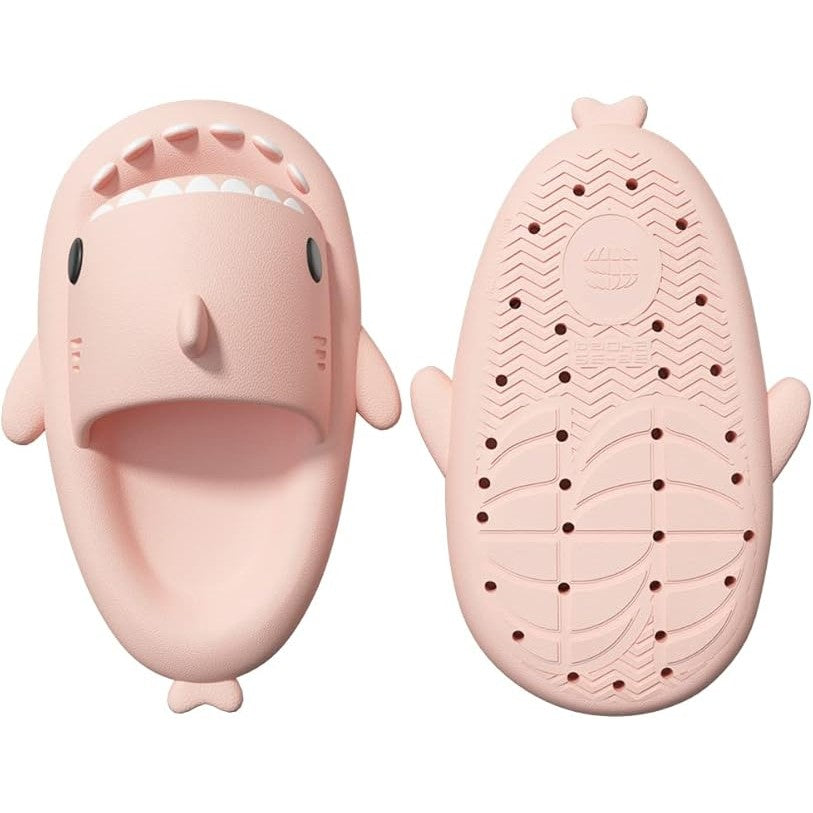 Papuci Tip Rechin, Flippy, Unisex, din Spuma EVA, Talpa Groasa Antiderapanta, Rezistenti la Uzura, Marime 40-41, Roz - vivimall.ro