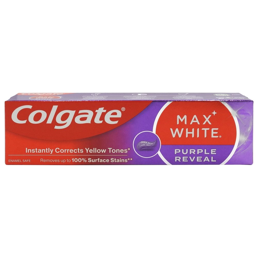 Fogkrém, Colgate, 75 ml Max White Purple Reveal