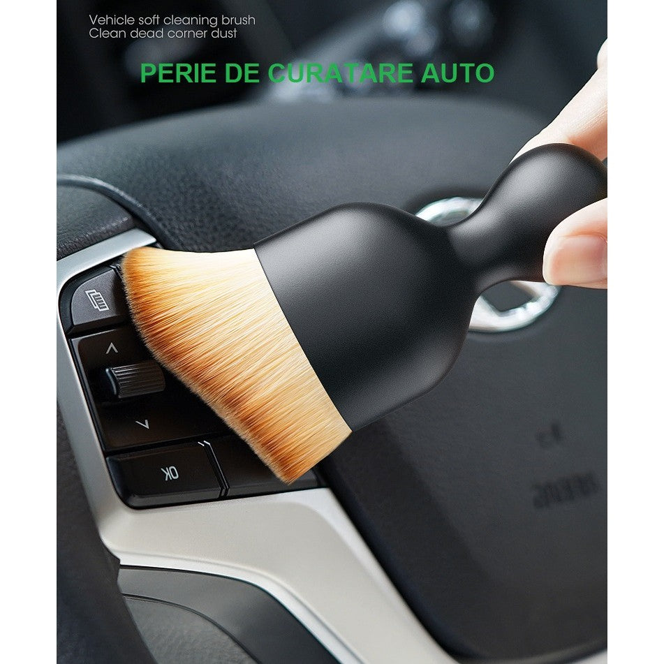 Pensula Multifunctionala Neagra, Cu Capac | BeautyPro - vivimall.ro