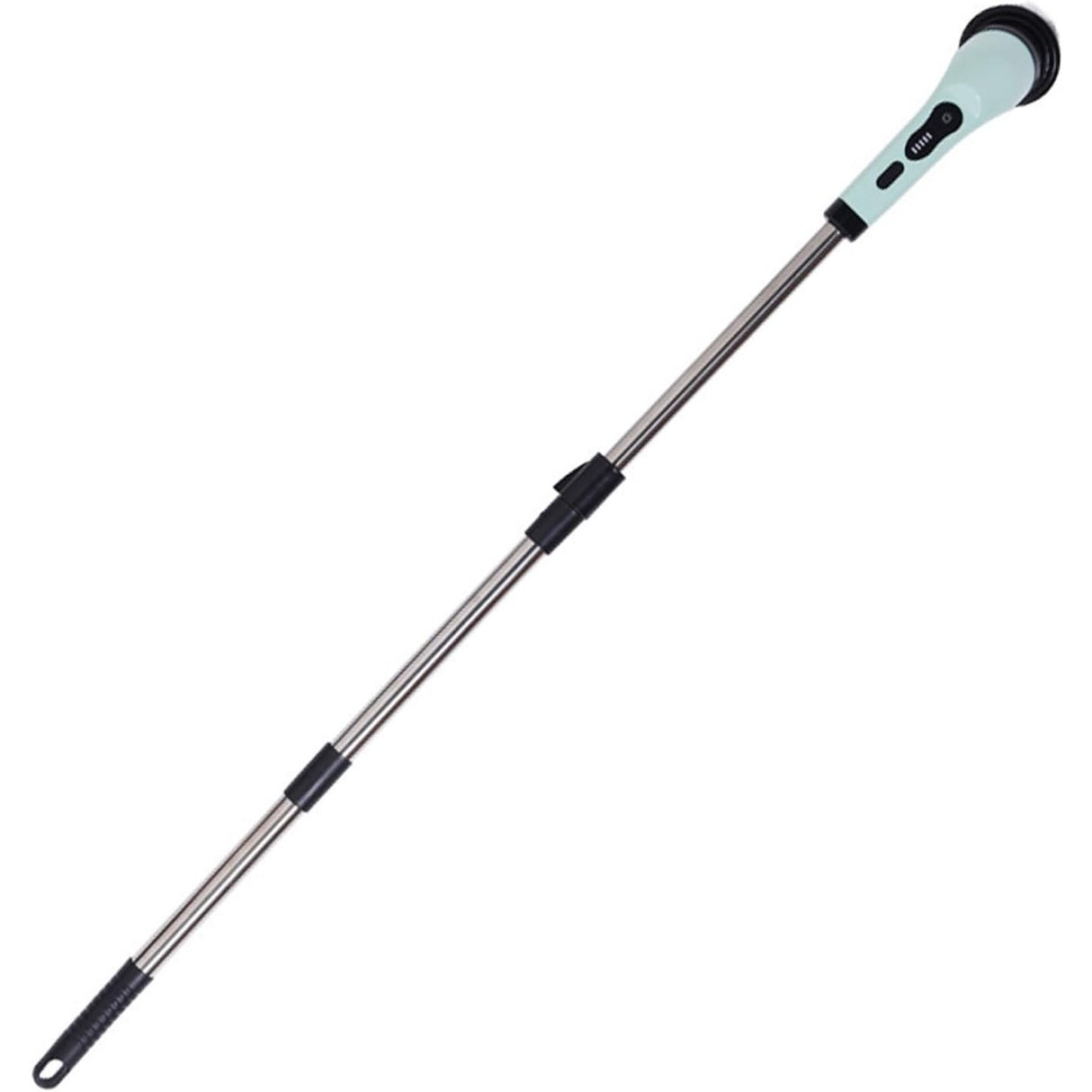 Perie Electrica de Curatare, Vivimall, pentru Gresie, Baie, Bucatarie, 25x20x9.5 cm, cu 9 Capete, Maner Extensibil Detasabil 84-127cm, Incarcare USB-Type C, Rotire 360 de Grade, 3000 mAh, Culoare: Verde - vivimall.ro