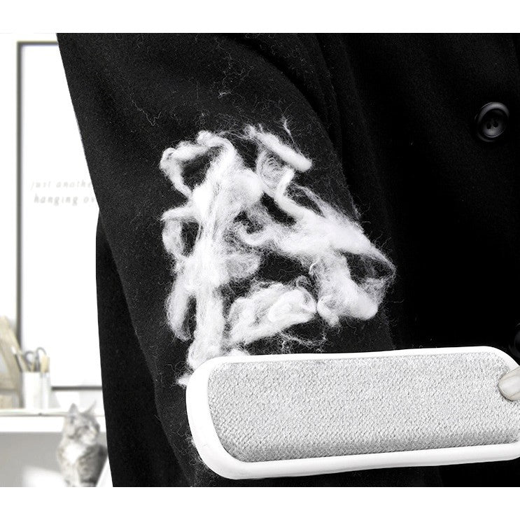 Perie Electrostatica, Flippy, Pentru Curatarea Parului de pe Haine si Tapiterii, 2 Fete, Autocuratare, 33 x 7.5 cm, Gri