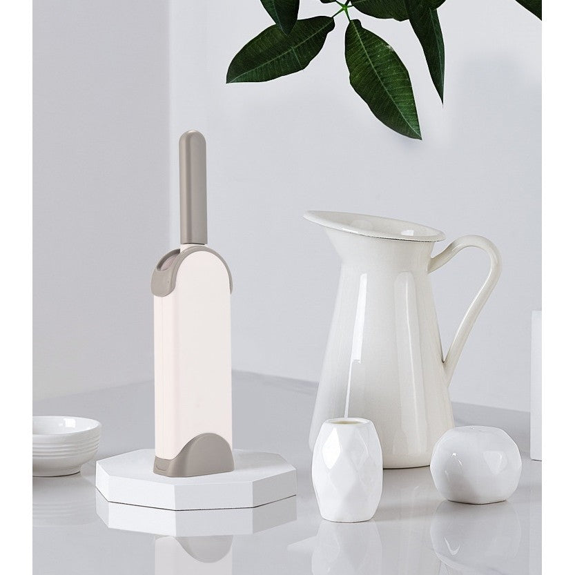 Perie Electrostatică, Pentru Curățarea Părului De Pe Haine Și Tapițerii, 2 Fețe, Autocurățare, 33 x 7,5 cm, Gri - vivimall.ro