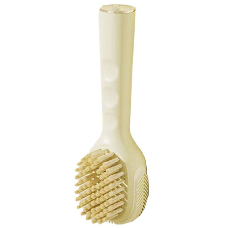 Perie Pentru Curatare Incaltaminte Cu Recipient Pentru Detergent, Perie Multifunctionala Pentru Incaltaminte Si Lenjerie, Cu Peri Moi, Fara Deteriorare, 22X6X4 Cm, Galben - vivimall.ro