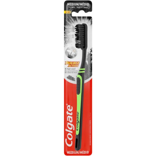 Fogkefe, Colgate, Double Action Charcoal Medium
