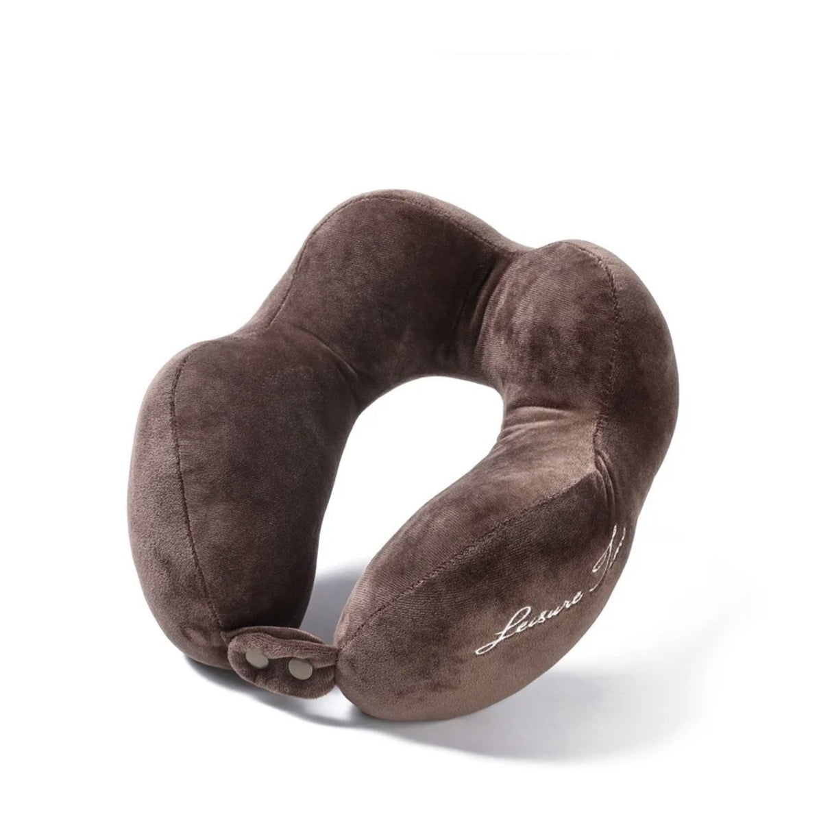 Perna de Calatorie, Vivimall, Pentru Gat, din Bumbac, cu 4 Cocoase, Ajustabila, Maro - vivimall.ro