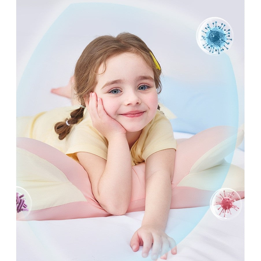 Perna Ergonomica, Vivimall, pentru Copii 2-5 Ani, Antibacteriana, 5D, Revenire Lenta, 38 x 67 x 4/6 cm, Albastru - vivimall.ro