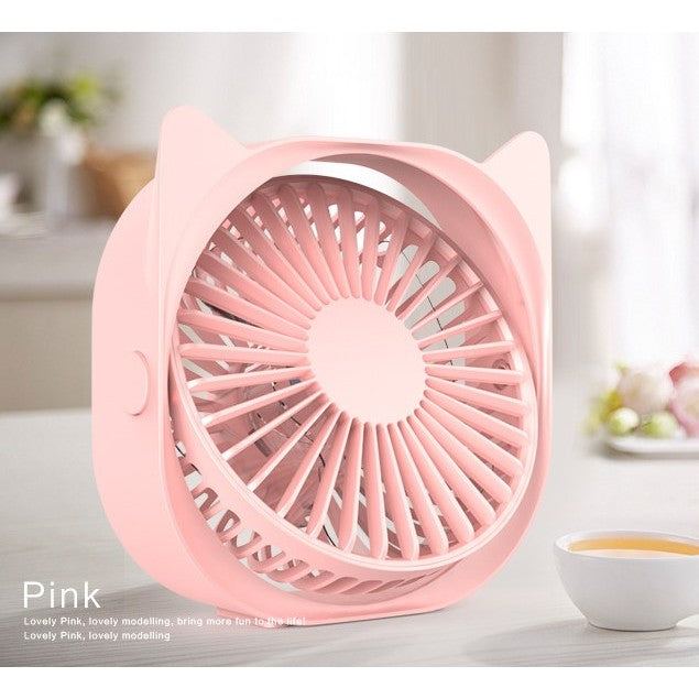 Mini ventilator birou USB | DeskBreeze - vivimall.ro