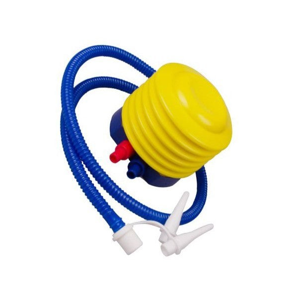 Pompa de picior, cu 3 adaptoare de valva, Air Step, Vivimall, Galben-Albastru - vivimall.ro