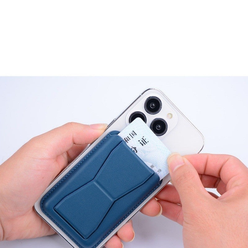 Portofel Flippy MagSafe pentru carduri cu suport integrat, Albastru - vivimall.ro