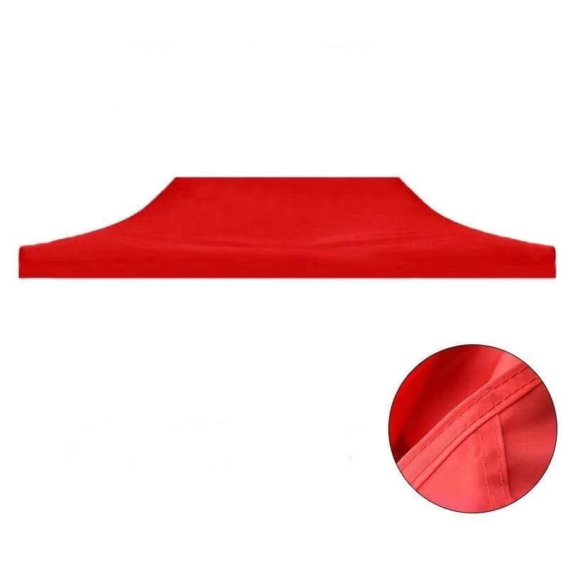 Prelata,copertina pentru acoperis cort tip pavilion Vivimall, 3 x 4.5 m , impermeabila, invelis din material textil oxfort 700D, cauciucat Rosu Varf Plat - vivimall.ro