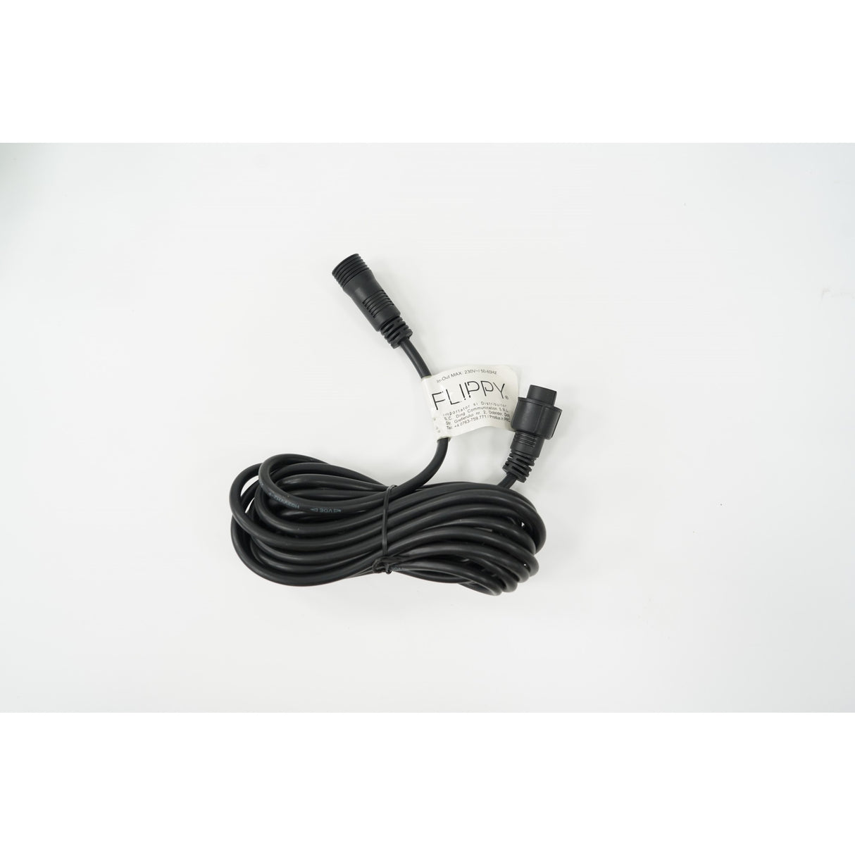 Prelungitor, Vivimall, cauciuc, 220 volti, 5 metri, fir negru - vivimall.ro