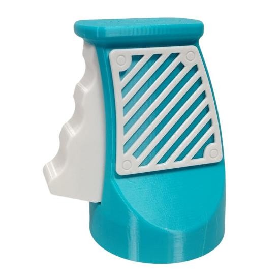 Desfacator Doze, Vivimall, din ABS, 10.7 x 8 cm, Manual, Albastru Deschis/Alb - vivimall.ro