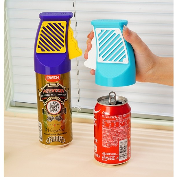 Desfacator Doze, Vivimall, din ABS, 10.7 x 8 cm, Manual, Albastru Deschis/Alb - vivimall.ro