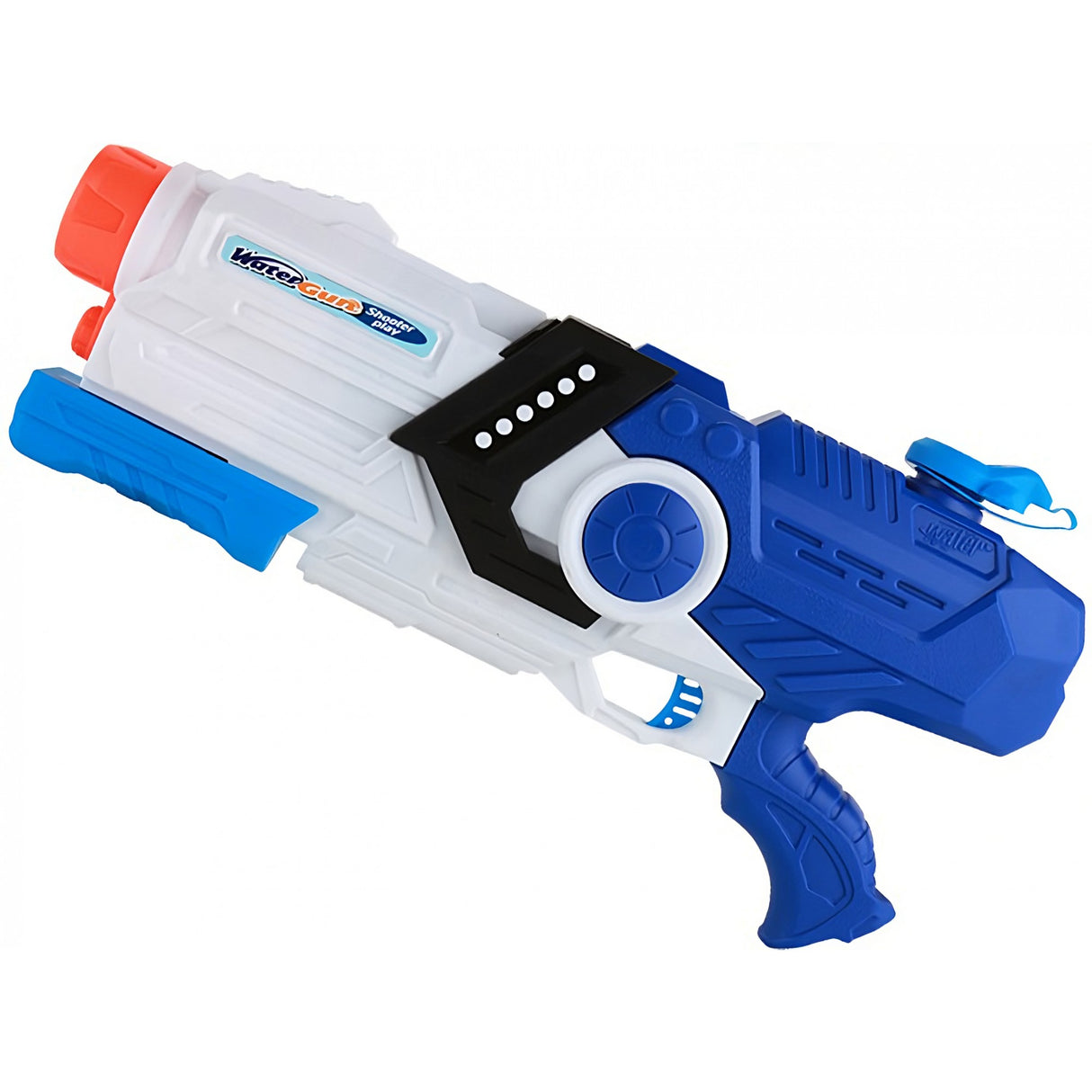 Pistol cu Apa pentru Copii, Rezervor, Pentru Piscina/Plaja, Vivimall, 6ani+, Albastru/Multicolor, 2000ML - vivimall.ro