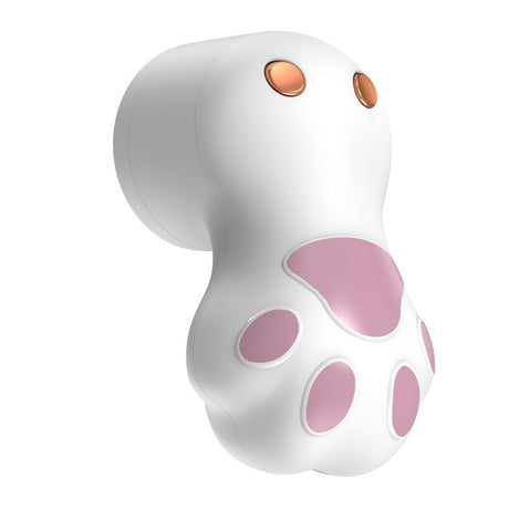 Aparat Pentru Curatat Scame, Par Si Praf, Pentru Diferite Tipuri De Material, Incarcare Usb Type-C, Model Labuta De Pisica, 14X7X7.5 Cm, Alb-Roz - vivimall.ro