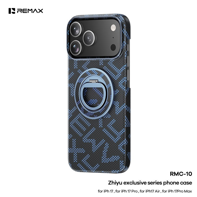 Husa pentru iPhone 17 Pro Max, Vivimall, Suport Magnetic, Albastru - vivimall.ro