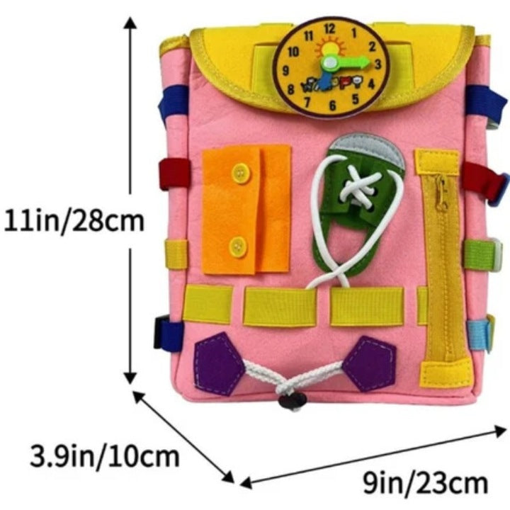 Ghiozdan Montessori Pentru Copii | DexteriFun 2 - vivimall.ro