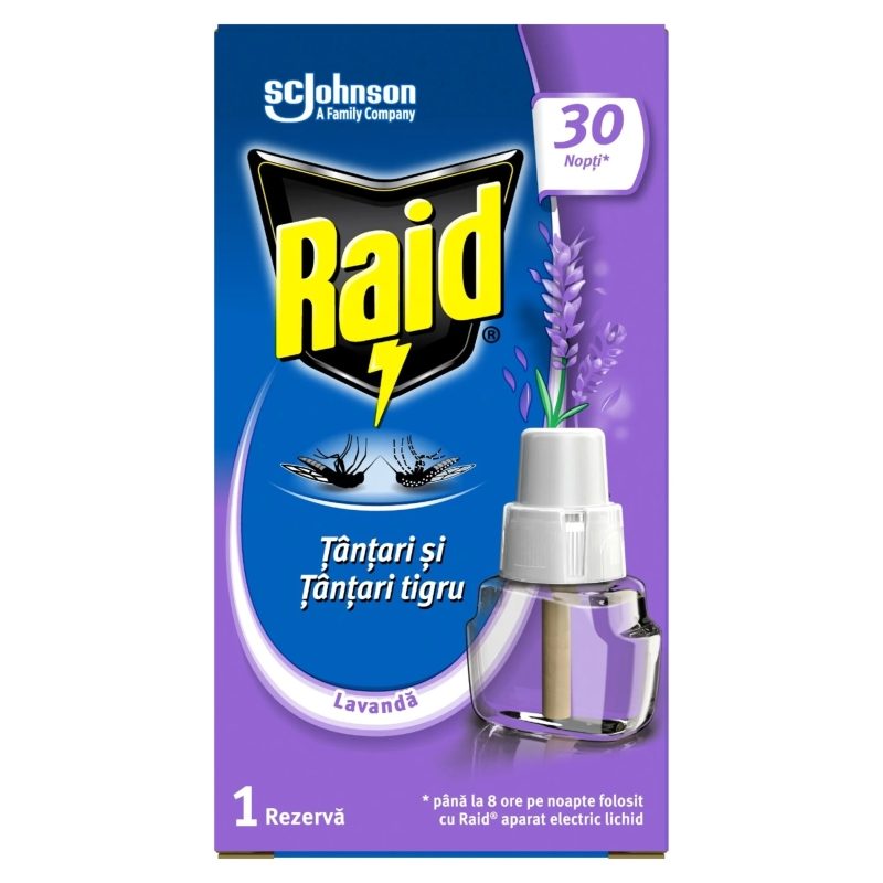 Rezerva, Raid, Folyékony szúnyogirtó 21 ml Levendula