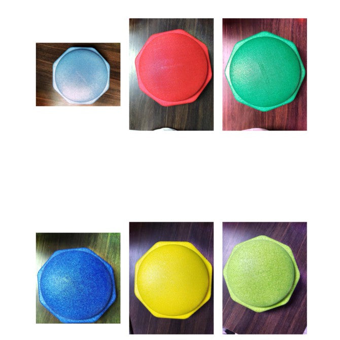 Jucarie de Echilibru, Flippy, Tip Stepping Stones, 6 Piese, din Spuma, pentru Miscare, Sarituri, Prindere, 28 x 28 x 50 cm, Model 5, Multicolor - vivimall.ro